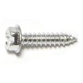 Midwest Fastener Sheet Metal Screw, #8 x 3/4 in, Aluminum Hex Head Slotted Drive, 100 PK 03371